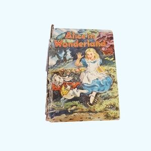 Vintage Alice in wonderland book